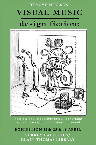 Visual Music Design Fiction: Possible and impossible ideas, for turning sound into vision and vision into sound