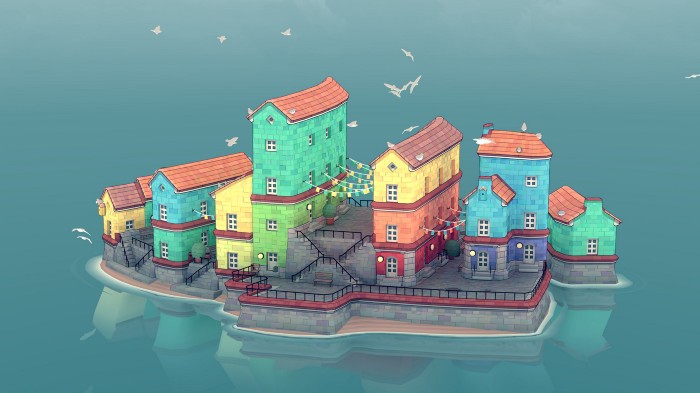 Townscaper is simple, peaceful and really quite beautiful
