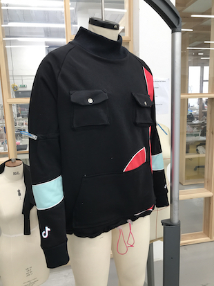 A garment designed and made for TikTok by Donnel Chavunduka