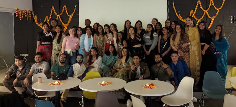 UCA students celebrating Diwali via Identity Communities