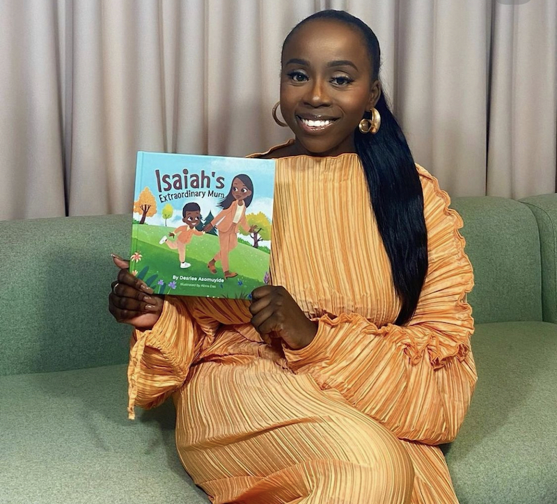Little Omo founder Desriee Asomuyide with her children's book