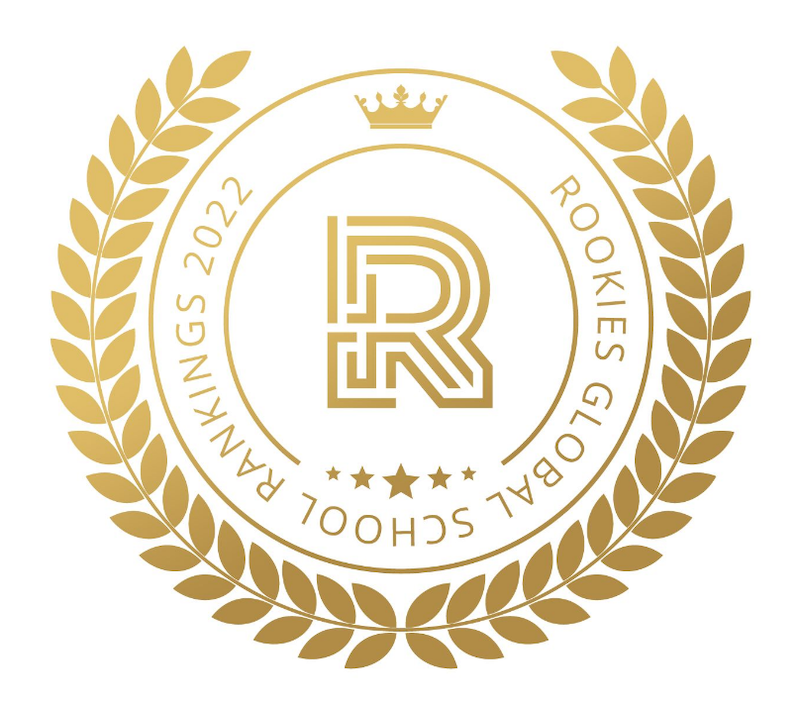 The Rookies ranking global top 50 logo in gold