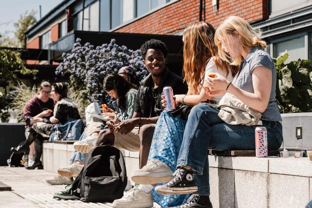 Farnham Students in Quad