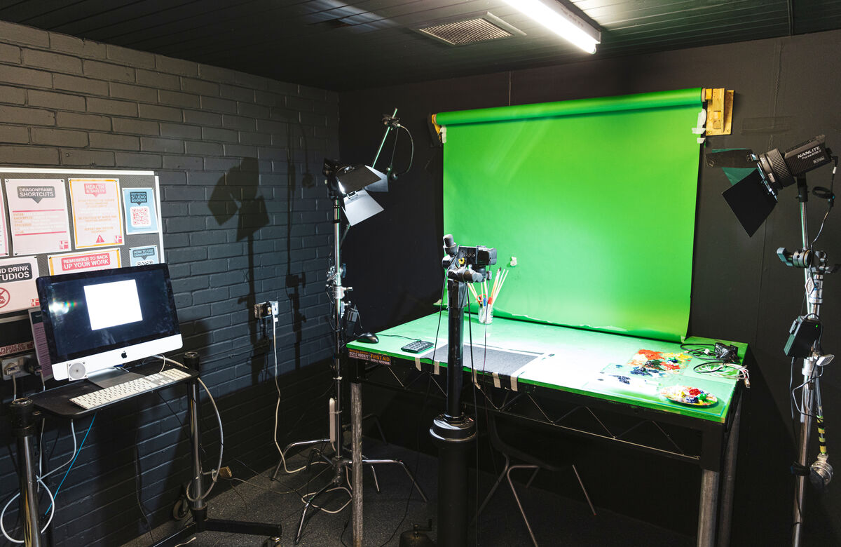 Interior of a Stop Motion Space