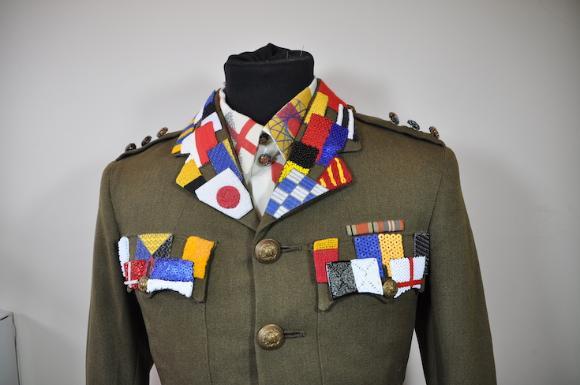 Jessica Vale's military jacket design