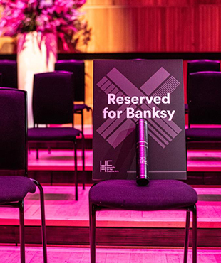 Banksy honour conferred on an empty chair