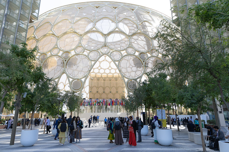 UNFCCC, COP28 on 3 Nov 2023. Around the venue. Photo by Kiara Worth