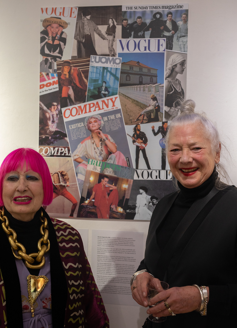 Dame Zandra Rhodes & Wendy Dagworthy OBE Photo © Cara London
