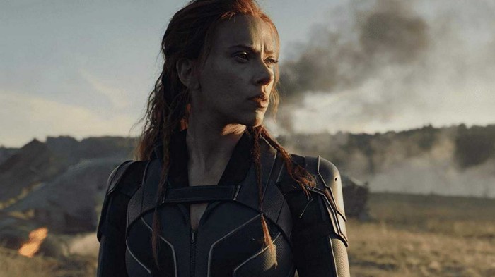 A still from the forthcoming Marvel Studios’ movie, Black Widow. Picture by Marvel Studios