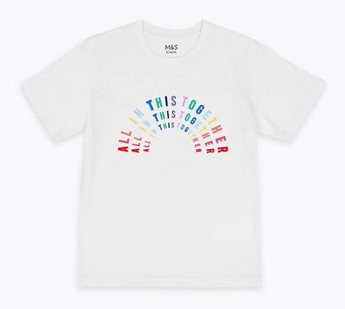The M&S ‘All In This Together’ charity t-shirt